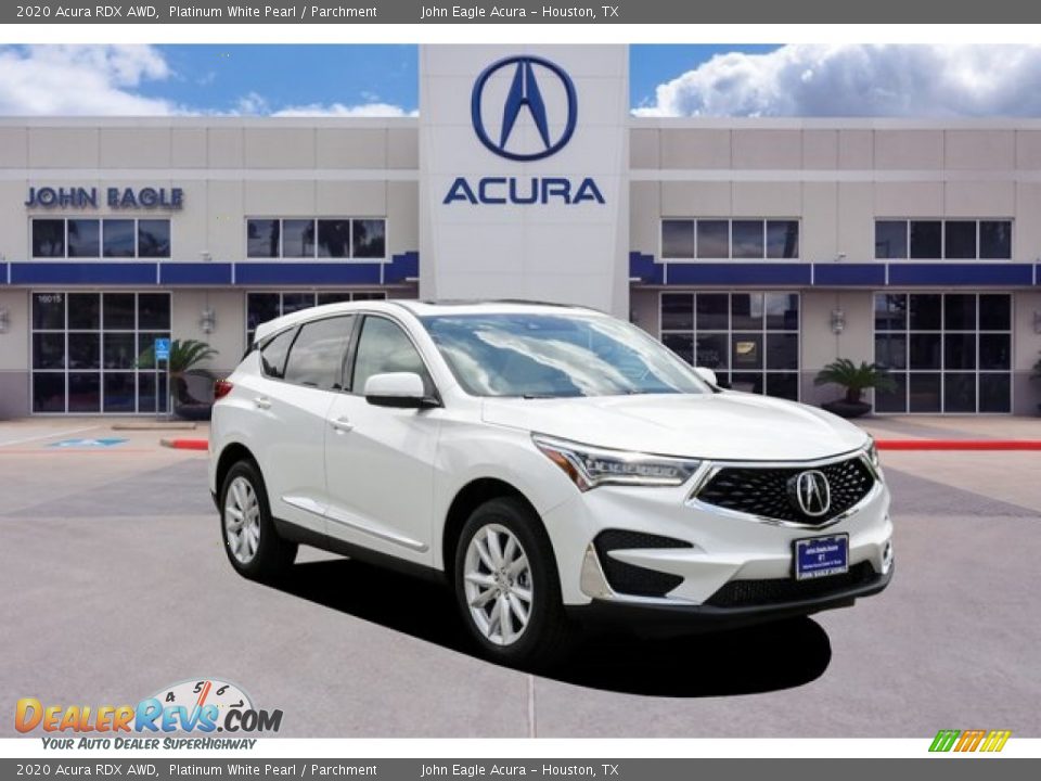 2020 Acura RDX AWD Platinum White Pearl / Parchment Photo #1
