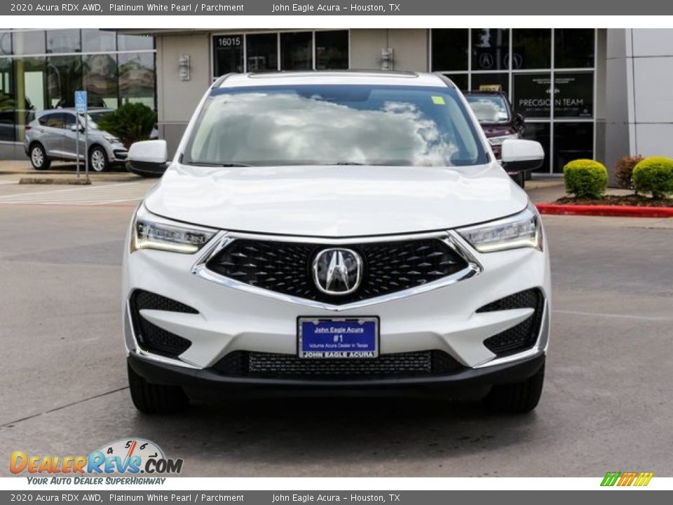 2020 Acura RDX AWD Platinum White Pearl / Parchment Photo #2