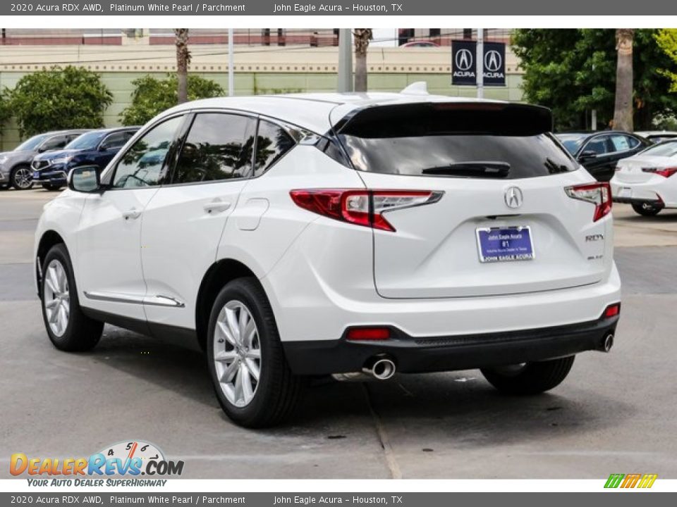 2020 Acura RDX AWD Platinum White Pearl / Parchment Photo #5