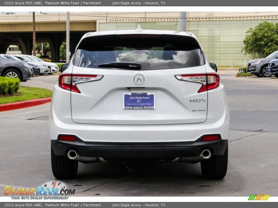 2020 Acura RDX AWD Platinum White Pearl / Parchment Photo #6