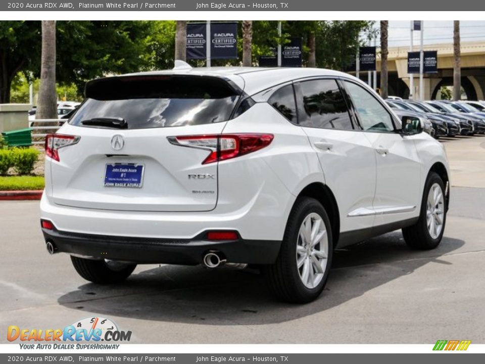2020 Acura RDX AWD Platinum White Pearl / Parchment Photo #7
