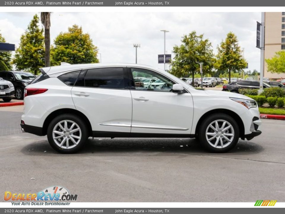 Platinum White Pearl 2020 Acura RDX AWD Photo #8