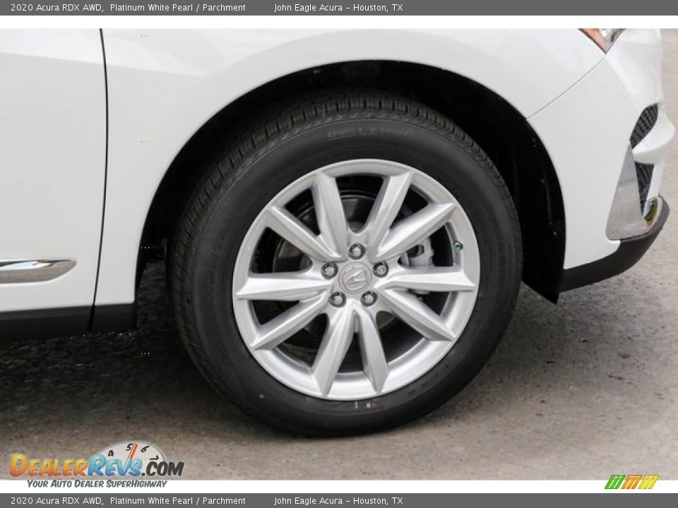 2020 Acura RDX AWD Platinum White Pearl / Parchment Photo #10