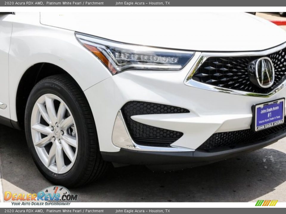 2020 Acura RDX AWD Platinum White Pearl / Parchment Photo #11