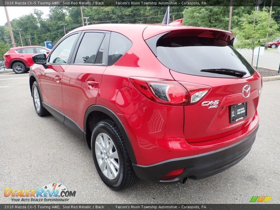 2016 Mazda CX-5 Touring AWD Soul Red Metallic / Black Photo #5