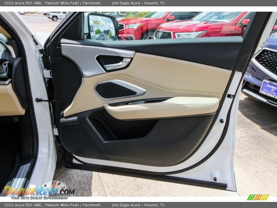 2020 Acura RDX AWD Platinum White Pearl / Parchment Photo #23