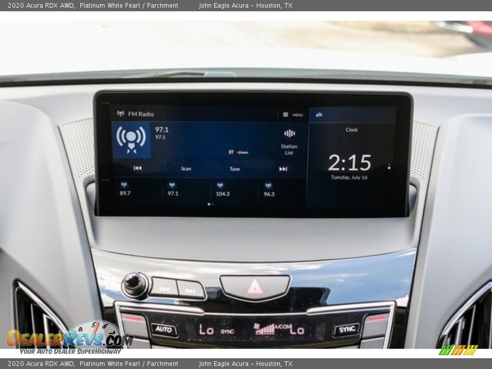 Controls of 2020 Acura RDX AWD Photo #27