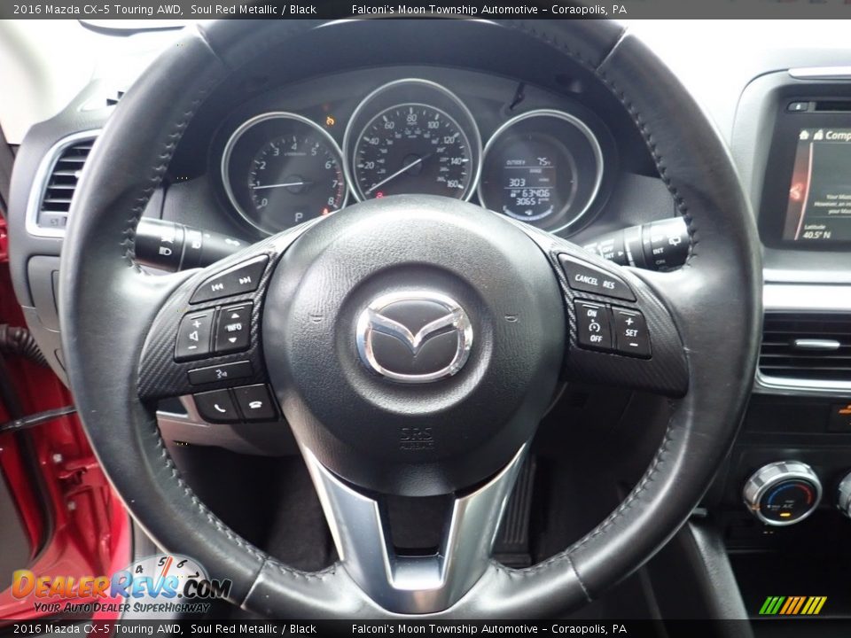 2016 Mazda CX-5 Touring AWD Soul Red Metallic / Black Photo #21