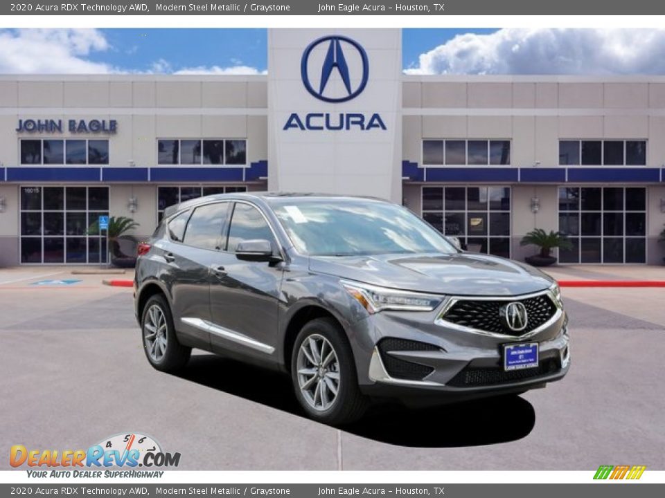 2020 Acura RDX Technology AWD Modern Steel Metallic / Graystone Photo #1