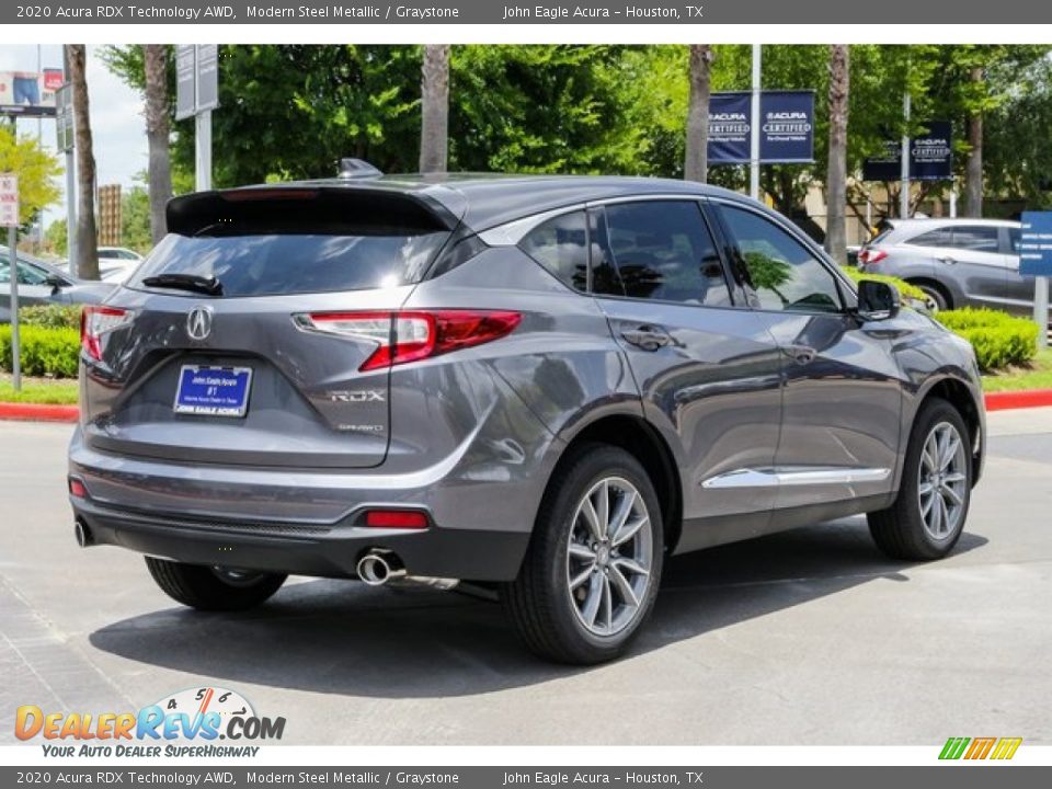 2020 Acura RDX Technology AWD Modern Steel Metallic / Graystone Photo #7
