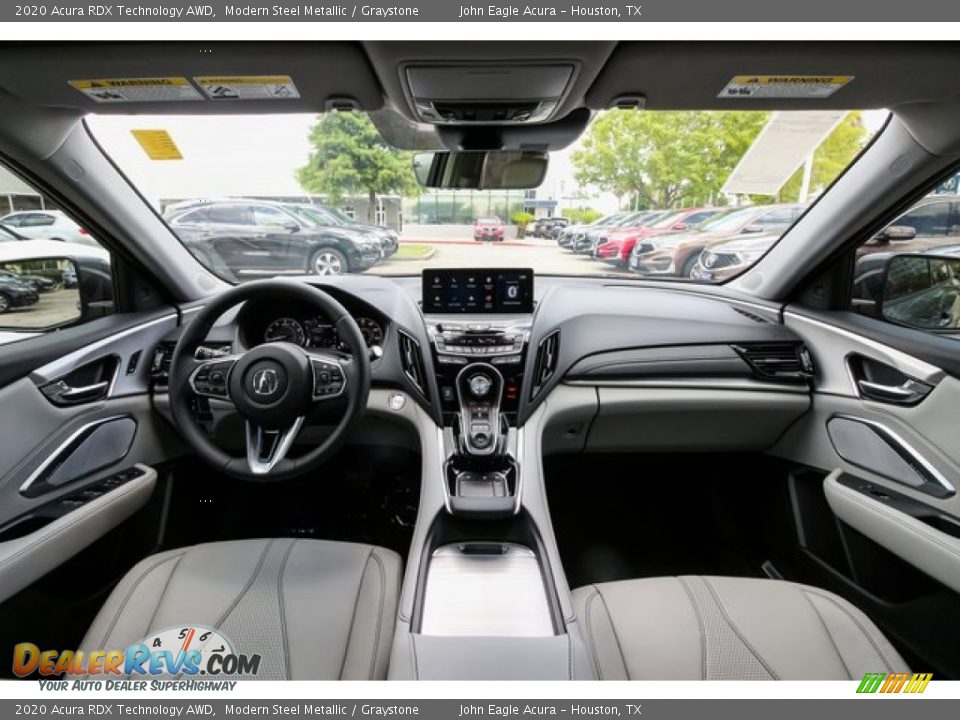 2020 Acura RDX Technology AWD Modern Steel Metallic / Graystone Photo #9