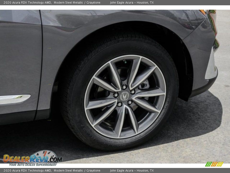 2020 Acura RDX Technology AWD Modern Steel Metallic / Graystone Photo #10