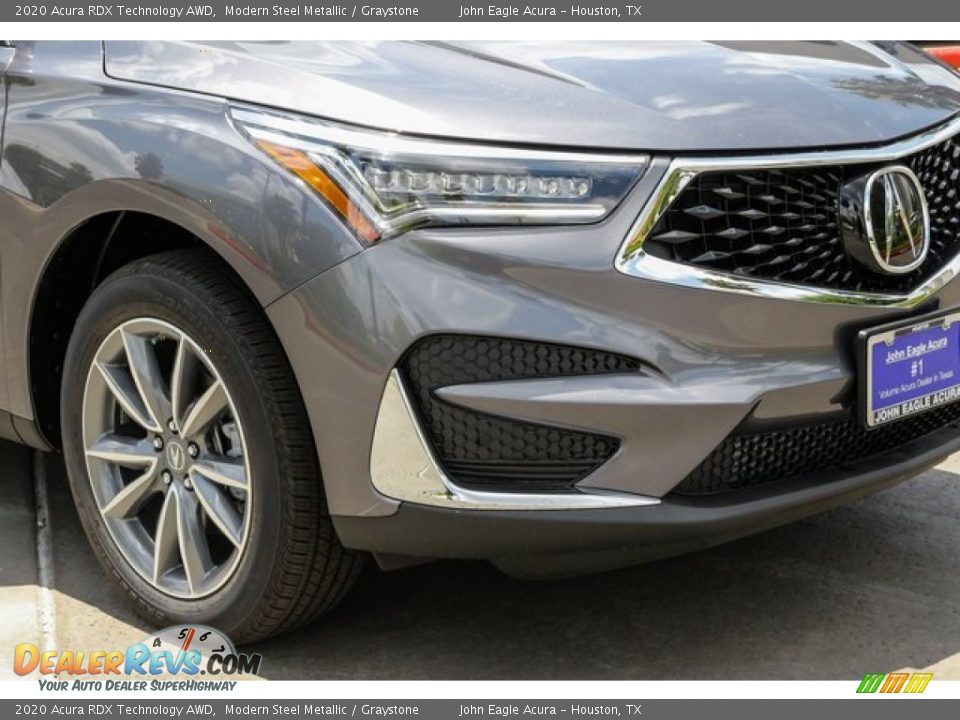 2020 Acura RDX Technology AWD Modern Steel Metallic / Graystone Photo #11