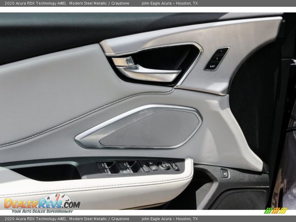 2020 Acura RDX Technology AWD Modern Steel Metallic / Graystone Photo #12