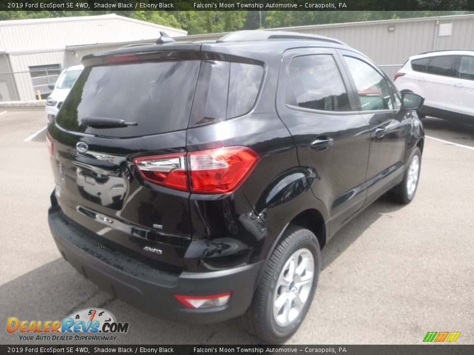 2019 Ford EcoSport SE 4WD Shadow Black / Ebony Black Photo #2