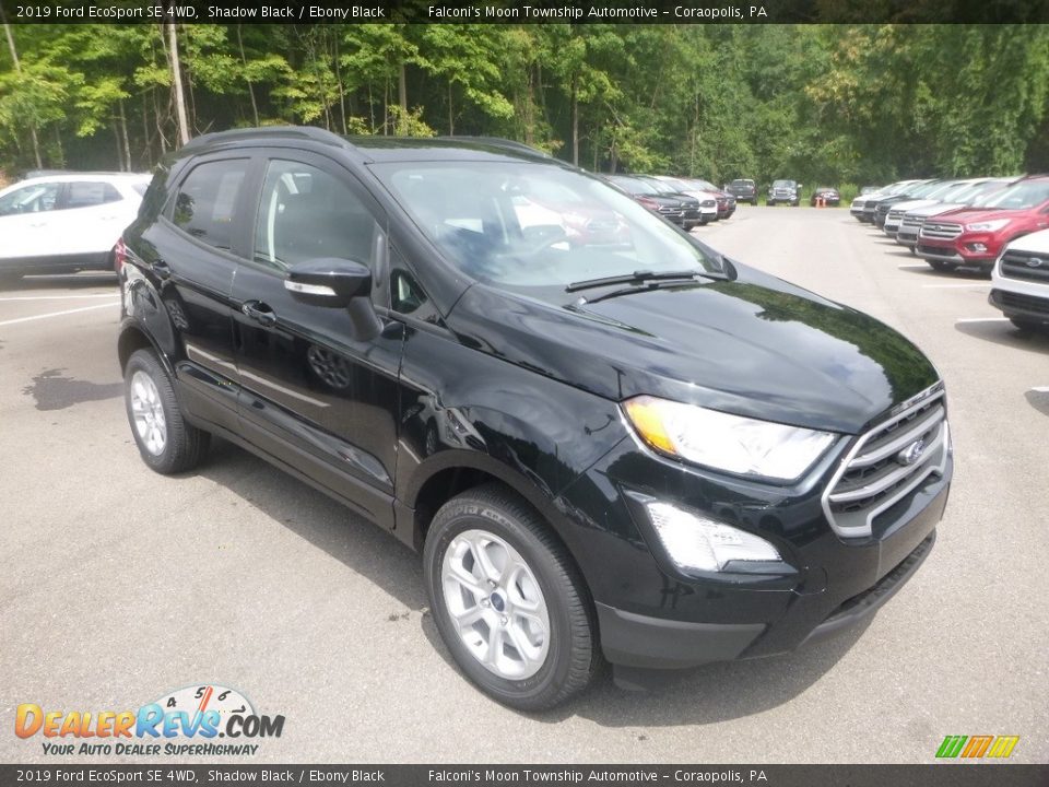 2019 Ford EcoSport SE 4WD Shadow Black / Ebony Black Photo #3