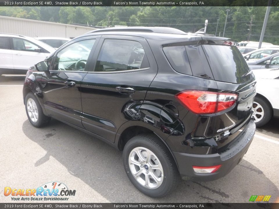 2019 Ford EcoSport SE 4WD Shadow Black / Ebony Black Photo #6