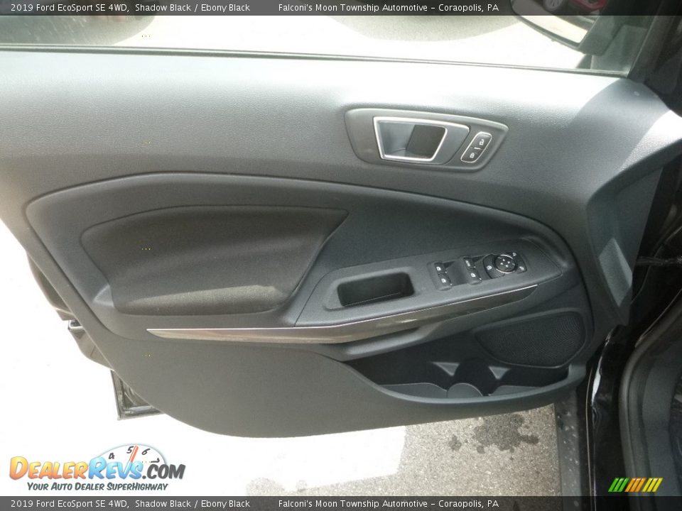 2019 Ford EcoSport SE 4WD Shadow Black / Ebony Black Photo #9
