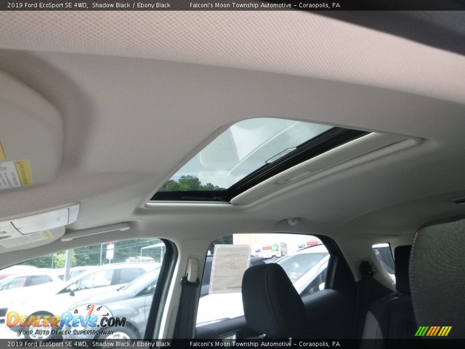 2019 Ford EcoSport SE 4WD Shadow Black / Ebony Black Photo #12