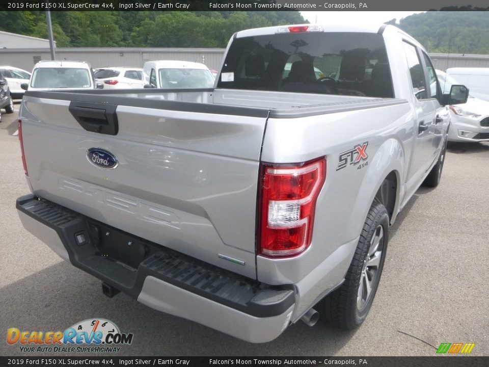 2019 Ford F150 XL SuperCrew 4x4 Ingot Silver / Earth Gray Photo #2