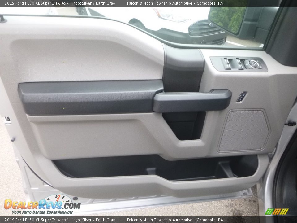2019 Ford F150 XL SuperCrew 4x4 Ingot Silver / Earth Gray Photo #11