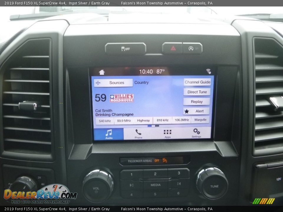 2019 Ford F150 XL SuperCrew 4x4 Ingot Silver / Earth Gray Photo #13