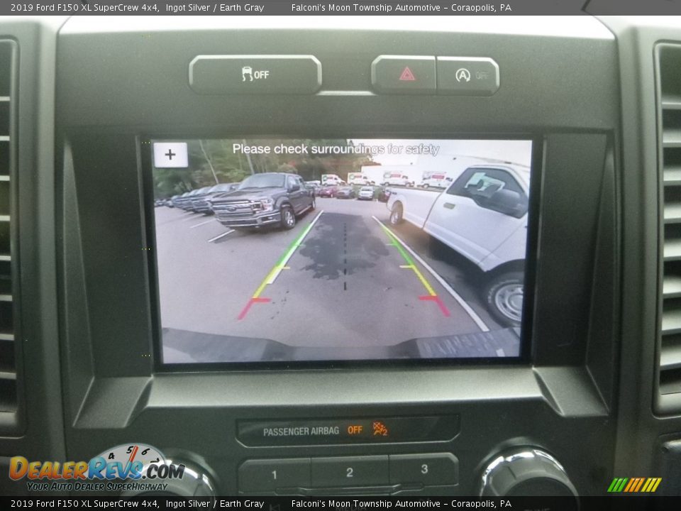 2019 Ford F150 XL SuperCrew 4x4 Ingot Silver / Earth Gray Photo #14