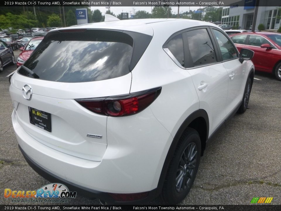 2019 Mazda CX-5 Touring AWD Snowflake White Pearl Mica / Black Photo #2