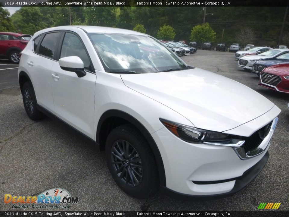 2019 Mazda CX-5 Touring AWD Snowflake White Pearl Mica / Black Photo #3