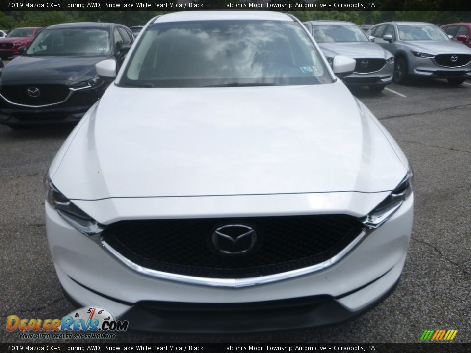 2019 Mazda CX-5 Touring AWD Snowflake White Pearl Mica / Black Photo #4