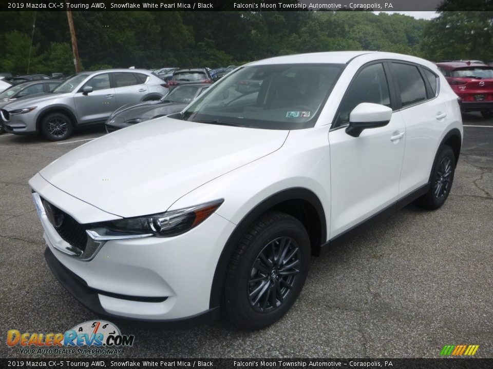 2019 Mazda CX-5 Touring AWD Snowflake White Pearl Mica / Black Photo #5