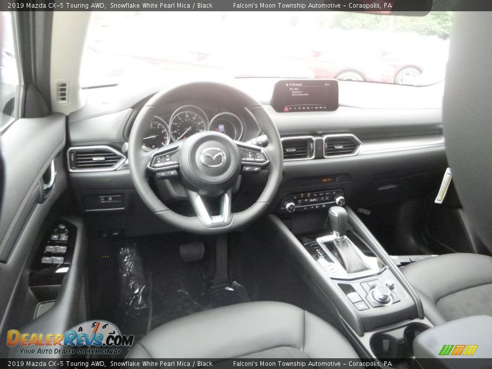 2019 Mazda CX-5 Touring AWD Snowflake White Pearl Mica / Black Photo #9