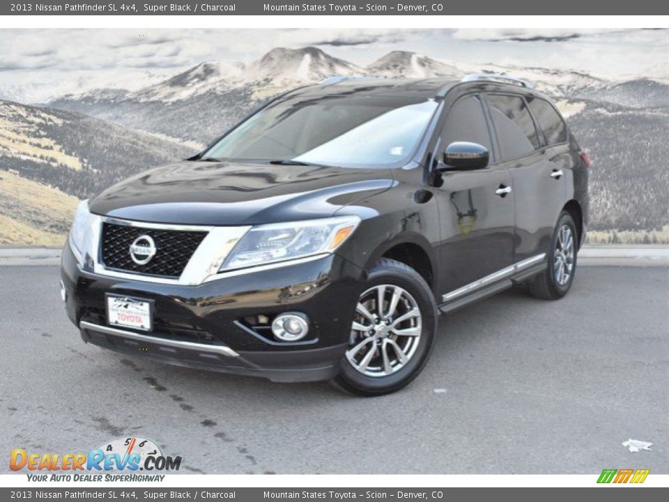 2013 Nissan Pathfinder SL 4x4 Super Black / Charcoal Photo #5