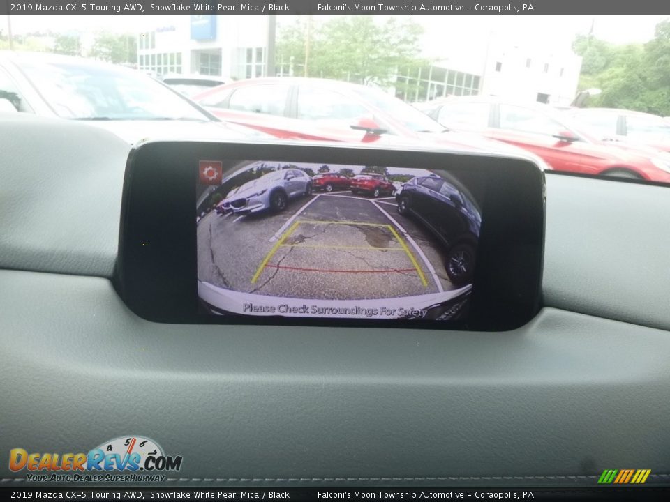 2019 Mazda CX-5 Touring AWD Snowflake White Pearl Mica / Black Photo #14