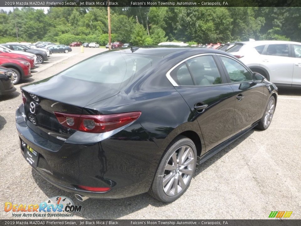 2019 Mazda MAZDA3 Preferred Sedan Jet Black Mica / Black Photo #2