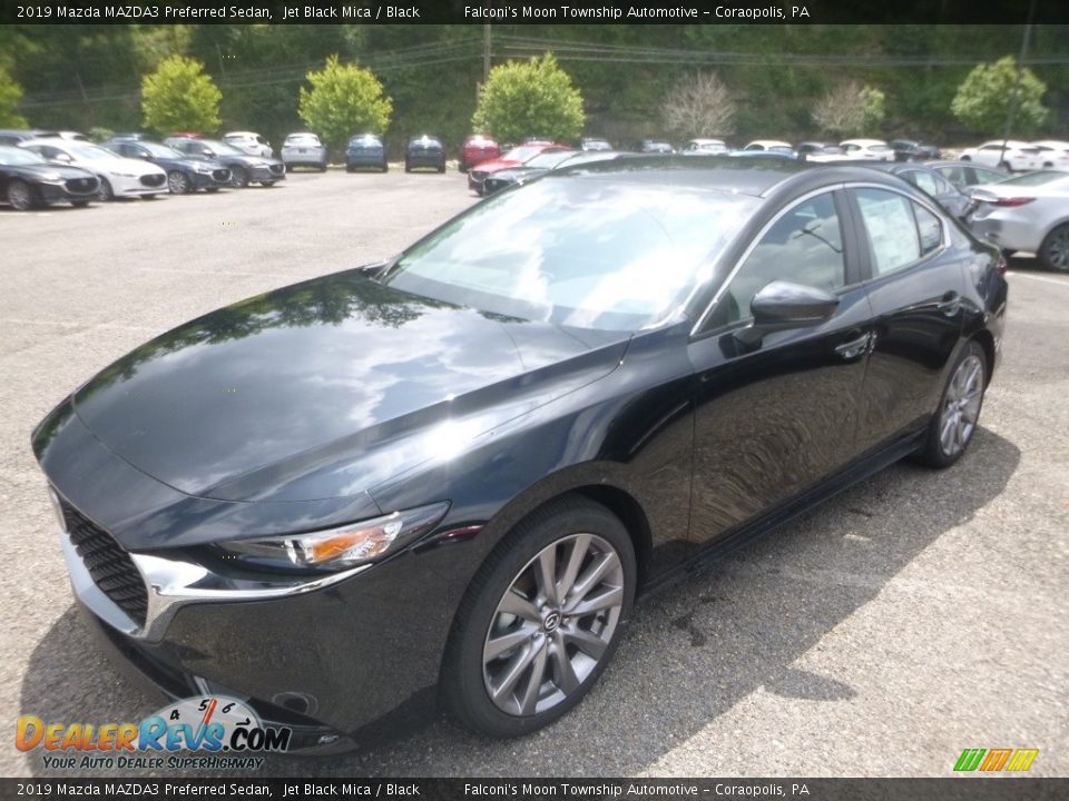 2019 Mazda MAZDA3 Preferred Sedan Jet Black Mica / Black Photo #5