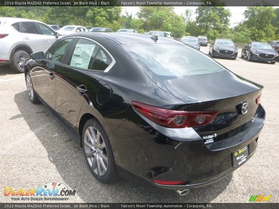 2019 Mazda MAZDA3 Preferred Sedan Jet Black Mica / Black Photo #6