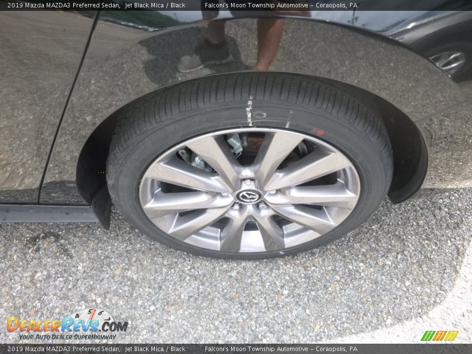 2019 Mazda MAZDA3 Preferred Sedan Jet Black Mica / Black Photo #7