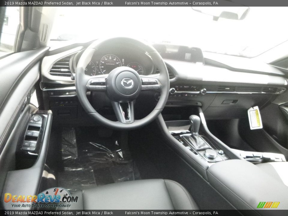 2019 Mazda MAZDA3 Preferred Sedan Jet Black Mica / Black Photo #9