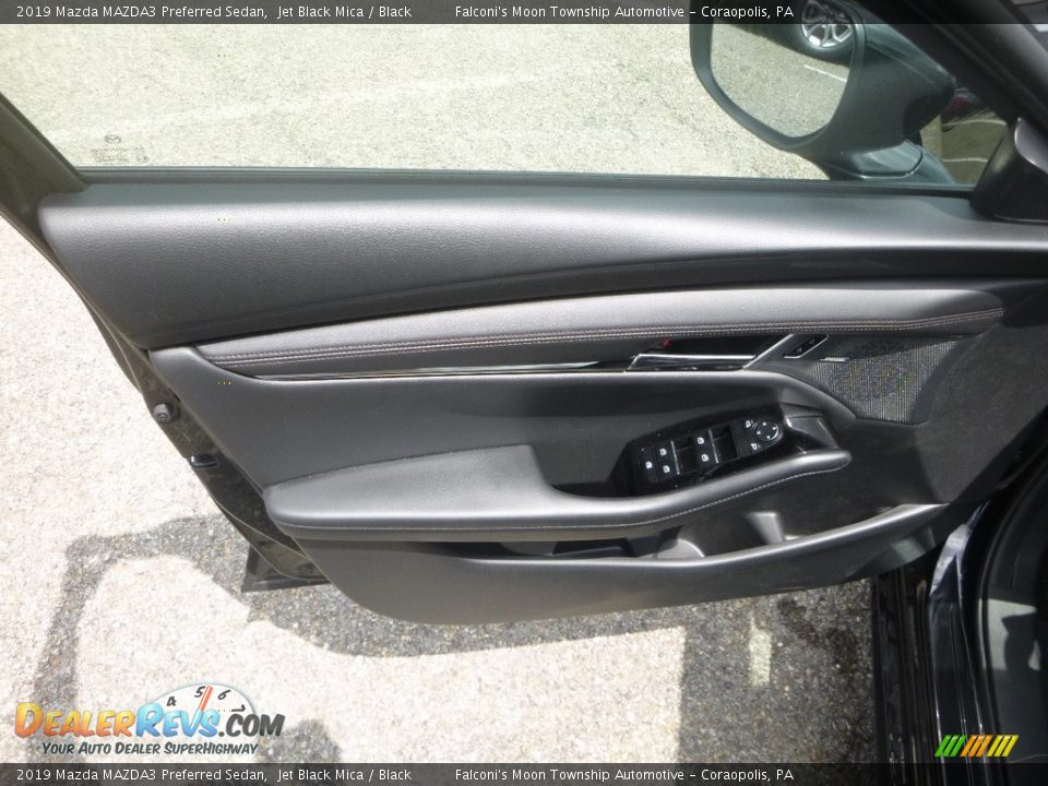 2019 Mazda MAZDA3 Preferred Sedan Jet Black Mica / Black Photo #10