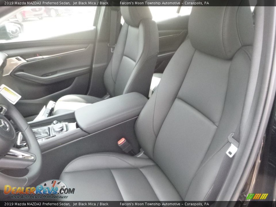 2019 Mazda MAZDA3 Preferred Sedan Jet Black Mica / Black Photo #11
