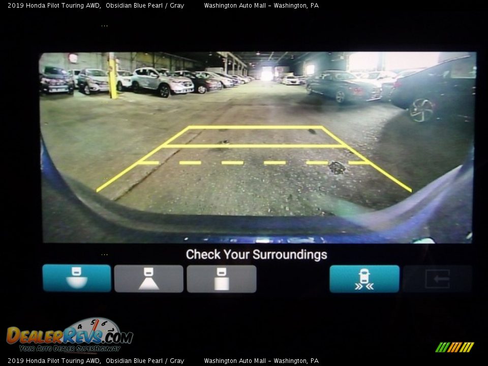 2019 Honda Pilot Touring AWD Obsidian Blue Pearl / Gray Photo #11