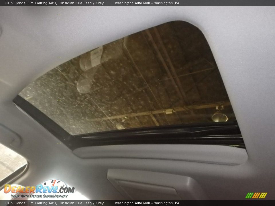 2019 Honda Pilot Touring AWD Obsidian Blue Pearl / Gray Photo #14