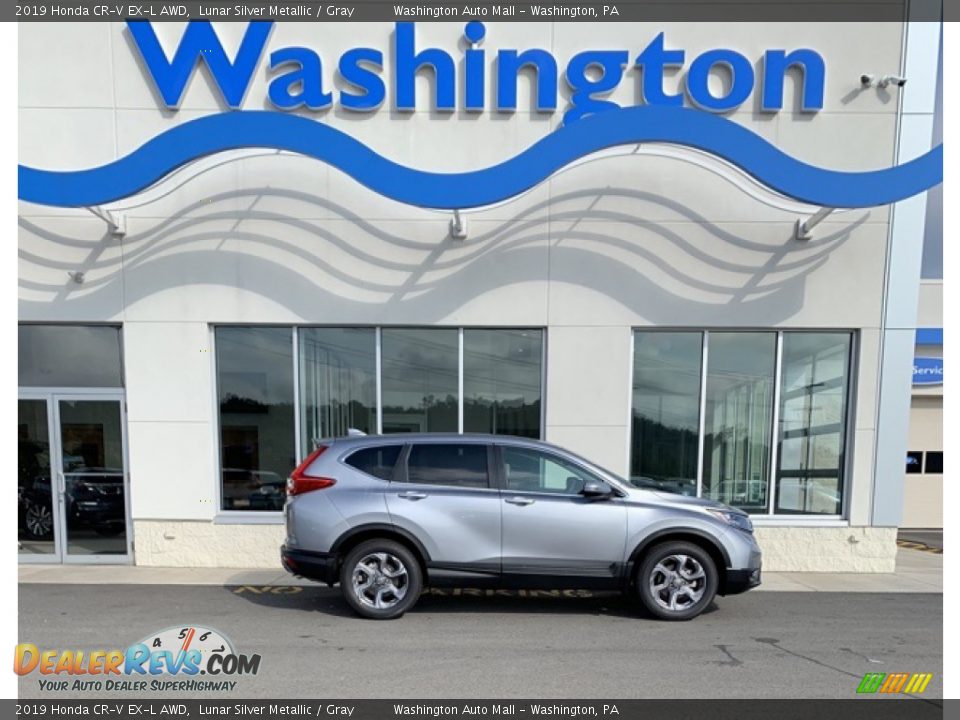 2019 Honda CR-V EX-L AWD Lunar Silver Metallic / Gray Photo #1