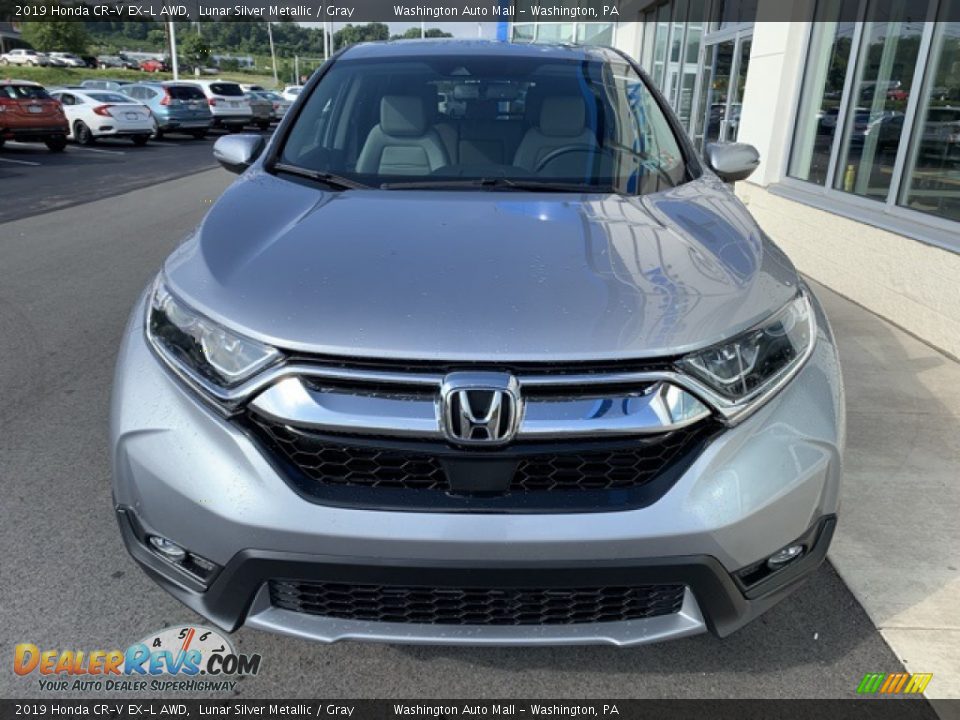2019 Honda CR-V EX-L AWD Lunar Silver Metallic / Gray Photo #3
