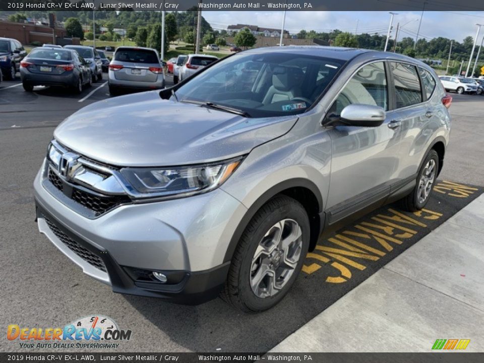 2019 Honda CR-V EX-L AWD Lunar Silver Metallic / Gray Photo #4