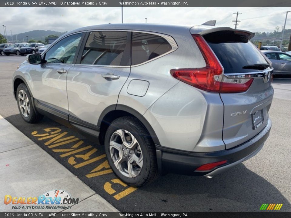 2019 Honda CR-V EX-L AWD Lunar Silver Metallic / Gray Photo #5