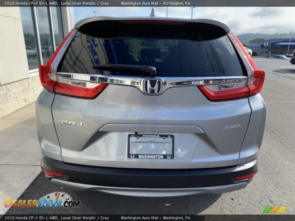 2019 Honda CR-V EX-L AWD Lunar Silver Metallic / Gray Photo #6