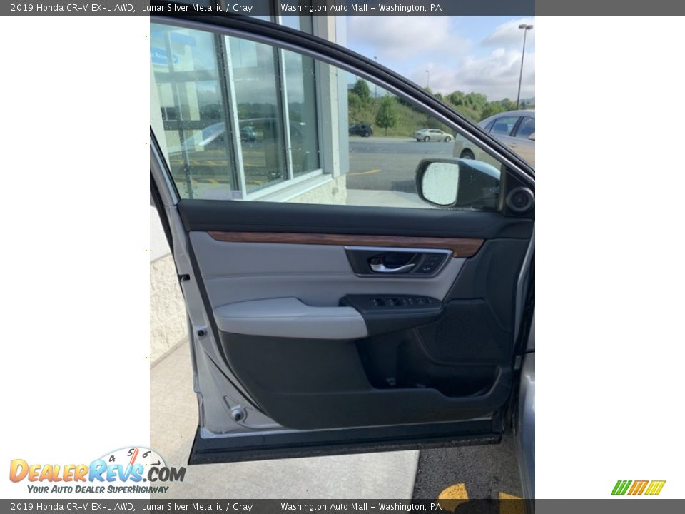 2019 Honda CR-V EX-L AWD Lunar Silver Metallic / Gray Photo #10