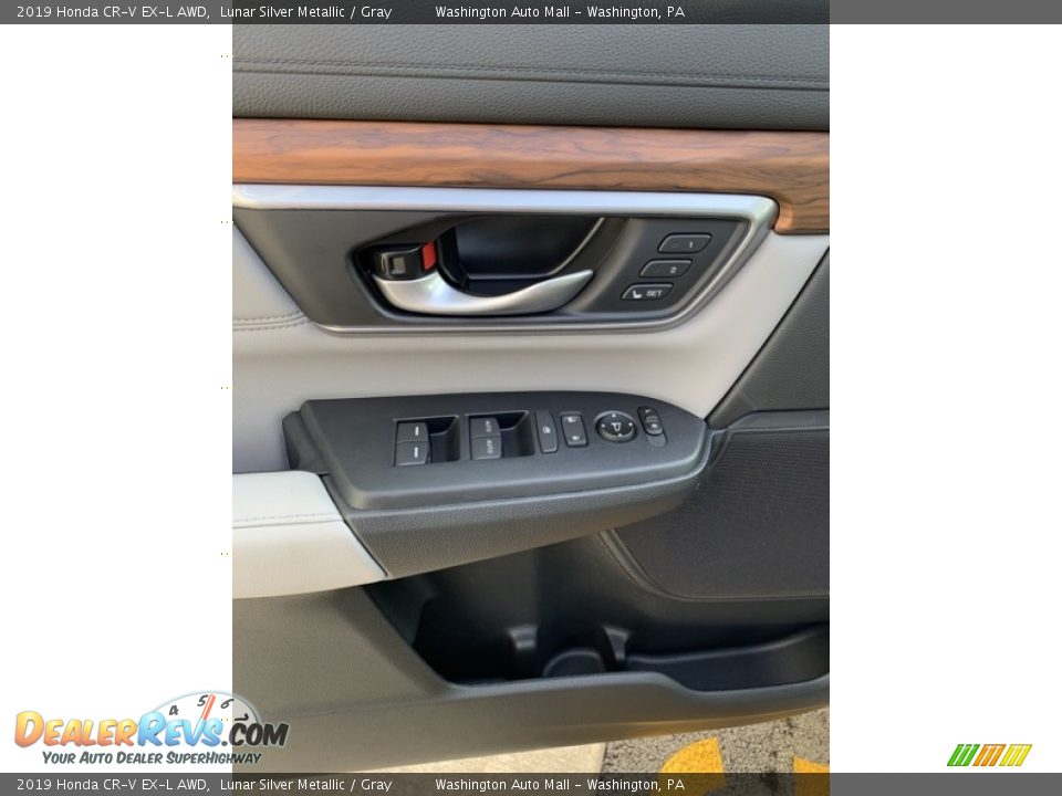 2019 Honda CR-V EX-L AWD Lunar Silver Metallic / Gray Photo #11